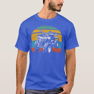 Retro Quad ATV Vintage 4x4 Offroad Biker Quad Bike T-Shirt