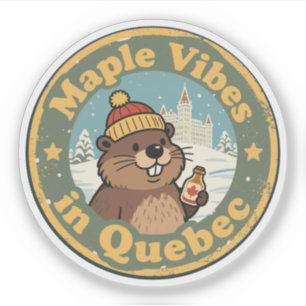 Retro Quebec Maple Syrup