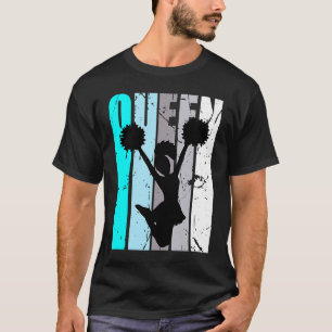 Retro Queen Cheerleading Champion Birthday Grandau T-Shirt