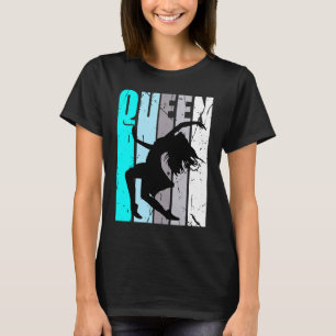 Retro Queen Dance Champion Birthday Grandaughter T-Shirt