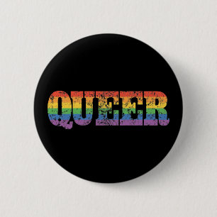 Retro Queer 2 Inch Round Button