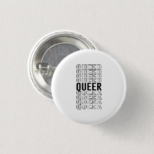 Retro Queer Design 1 Inch Round Button