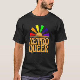 Retro Queer (LGBTQ Gay Lesbian Transgender) T-Shirt