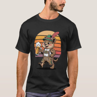 Retro Quokka Beer Drinking Quokkas T-Shirt