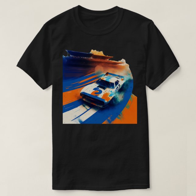 Retro Racer 1 T-Shirt (Design Front)