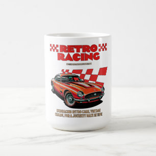 RETRO RACING COFFEE MUG