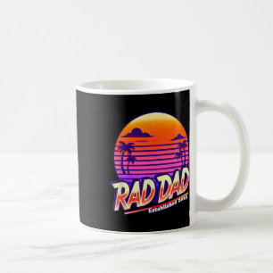 Retro Rad Dad Fathers Day Vintage Vibes Cool Love  Coffee Mug