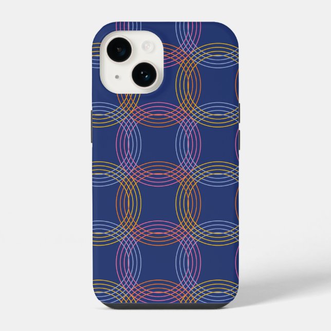 Retro Radiance iPhone Case (Back)