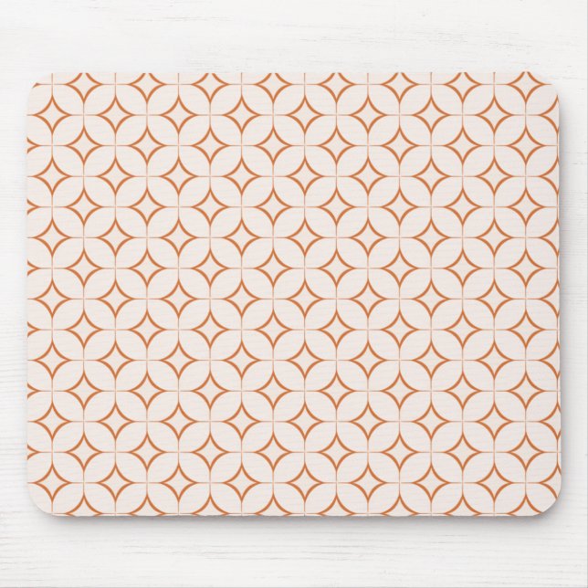 Retro Radiance Mousepad, Orange Mouse Pad (Front)