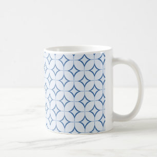 Retro Radiance Mug, Blue Coffee Mug