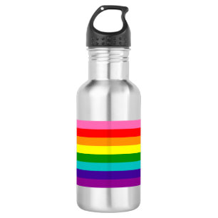 Retro Rainbow 8 Pride 532 Ml Water Bottle