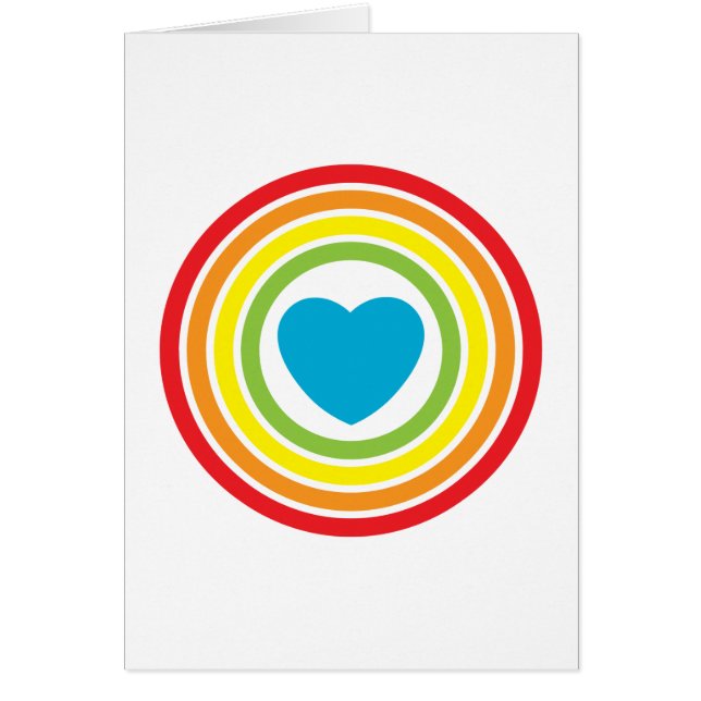 retro rainbow circles (Front)