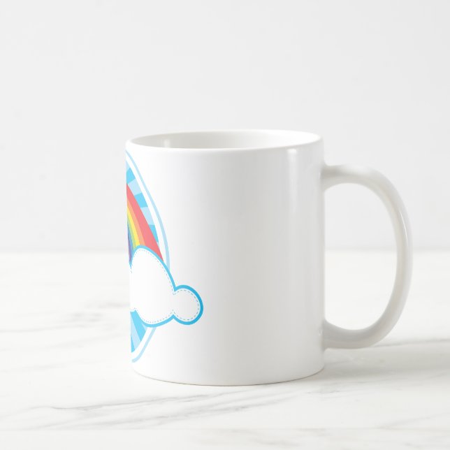 RETRO RAINBOW COFFEE MUG (Right)