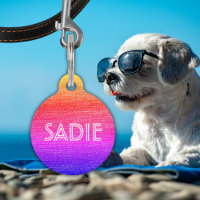 Retro Rainbow Dog or Cat Name & Information