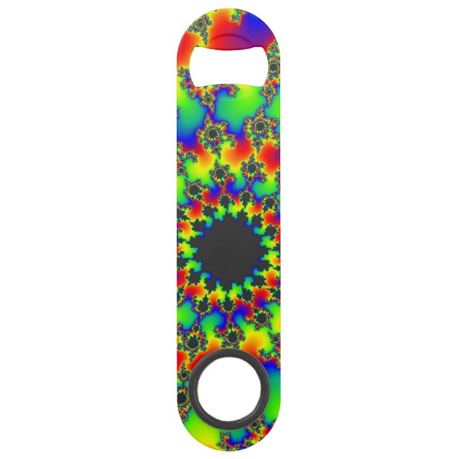 Retro Rainbow Eye Bottle Opener Bar Key (Front)