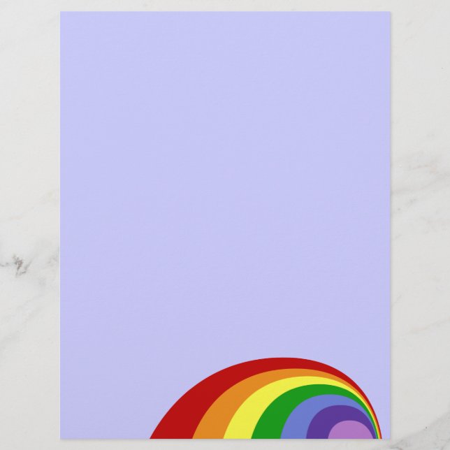 Retro Rainbow Letterhead (Front)