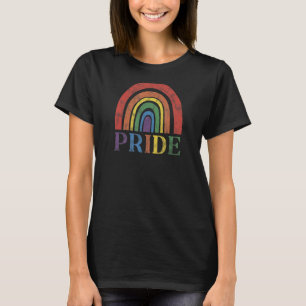 Retro Rainbow Lgbt Gay Pride Month Men Women T-Shirt