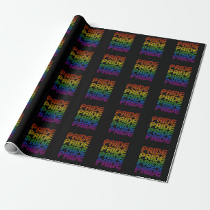 Retro Rainbow Pride Wrapping Paper