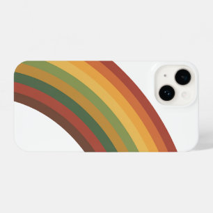 Retro Rainbow Stripes iPhone 14 Case