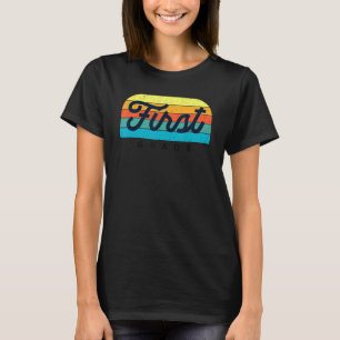 Retro Rainbow Teacher First Grade 1st Grader Cute T-Shirt