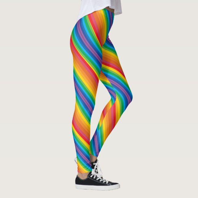 Retro Rainbows Leggings (Right)