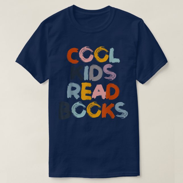 Retro Read Books Funny Reader Book Lover Men Women T-Shirt (Design Front)