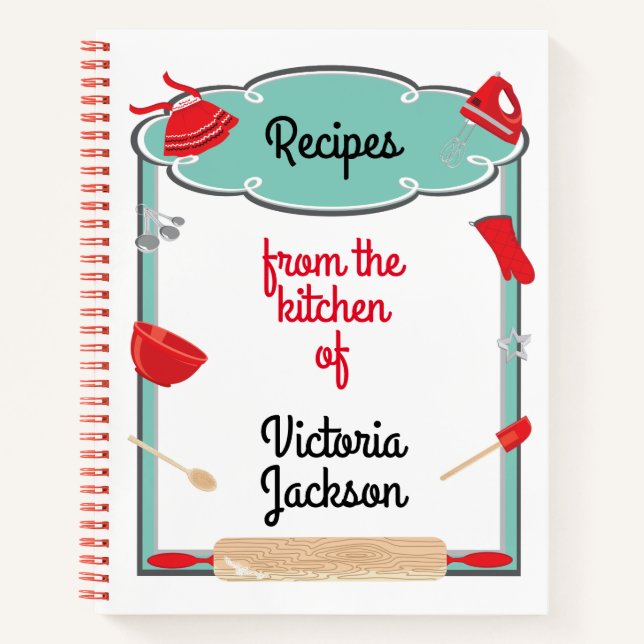Retro Recettes Cuisinier Livre (Devant)