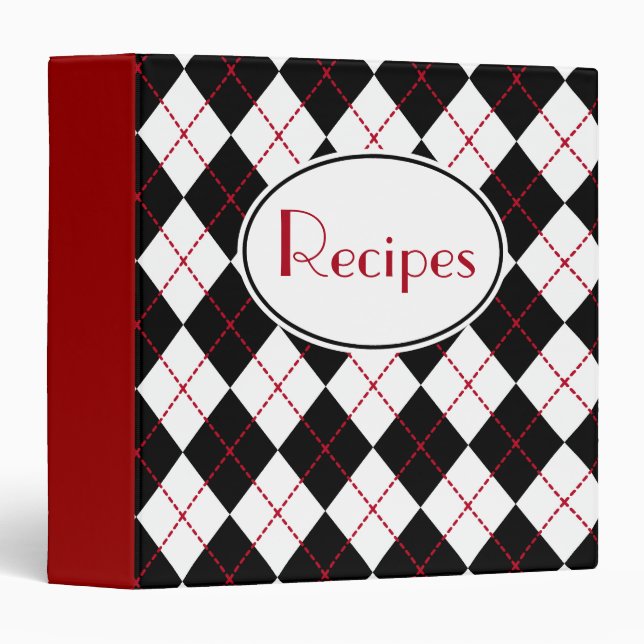 Retro Recipe Binder (Front/Spine)