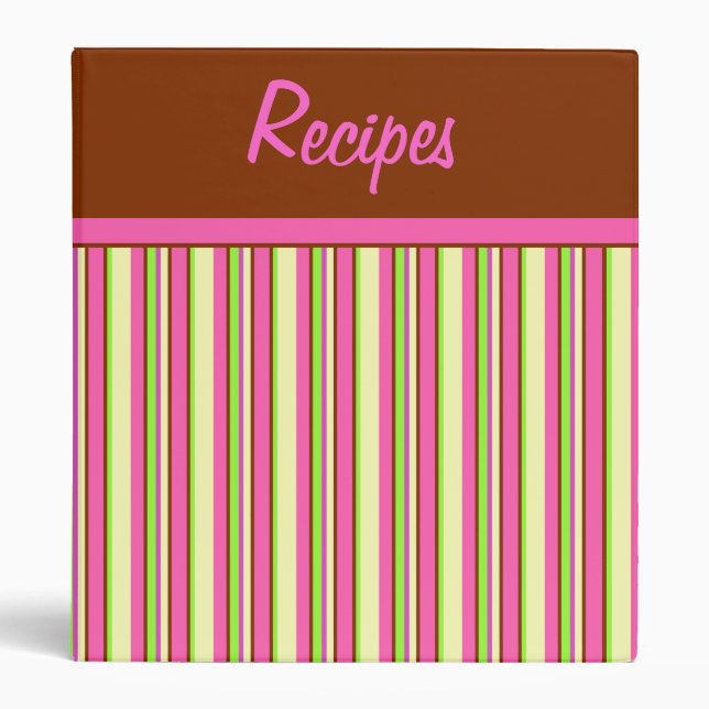 Retro Recipe Binder (Front)