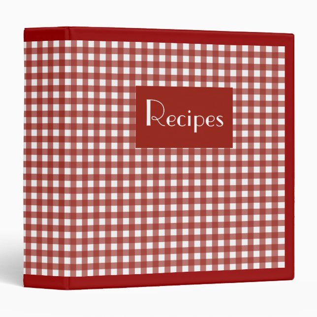 Retro Recipe Binder (Front/Spine)