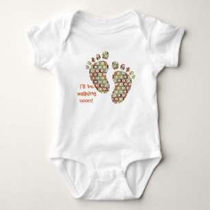 Retro Rectangles with Starbursts  Baby Bodysuit