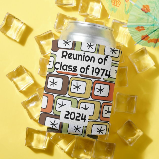 Retro Rectangles with Starbursts  Can Cooler (In Situ Summer)
