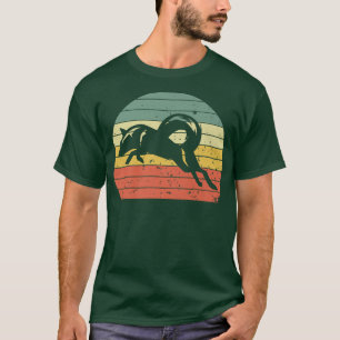 Retro Red Fo Vintage Red Fo Silhouette Zoo Animal T-Shirt