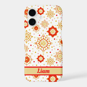 Retro Red Mid-Century Modern Design Personalized