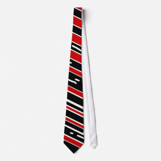 Retro Red Stripe Tie