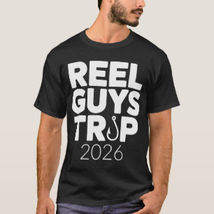 Retro Reel Guys Fishing Trip 2026 Fishing Fisherma T-Shirt