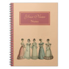 Retro Regency Ladies Carnet pour les fans de Jane 