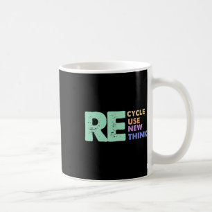 Retro Removed Meme Recycle Reuse Renew Rethink  Coffee Mug