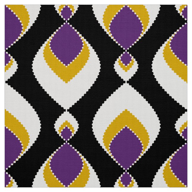 Retro, retro ornament fabric (Swatch)