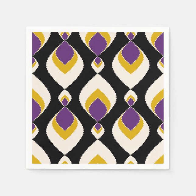 Retro, retro ornament napkin (Front)