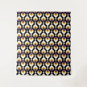 Retro, retro ornament tapestry