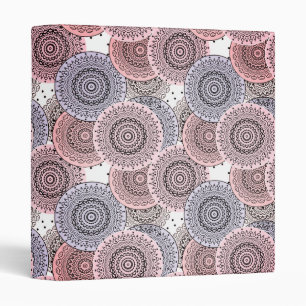 Retro, retro pattern, beige , grey elegant binder