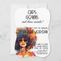 Retro Rewind | Caps Gown & Disco Sounds Grad Party