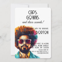 Retro Rewind | Caps Gown & Disco Sounds Grad Party