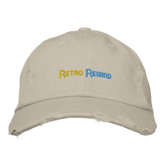 Retro Rewind Distressed style Hat