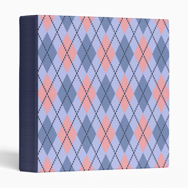 Retro rhombic pattern.  binder (Front/Spine)