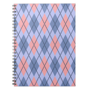 Retro rhombic pattern. notebook
