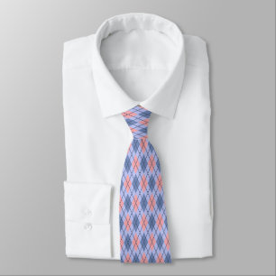 Retro rhombic pattern. tie