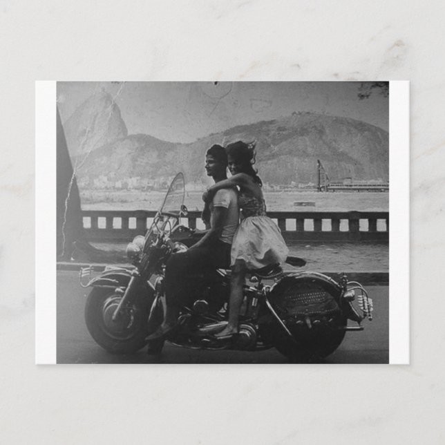 Retro Rio de Janeiro Photo Postcard (Front)