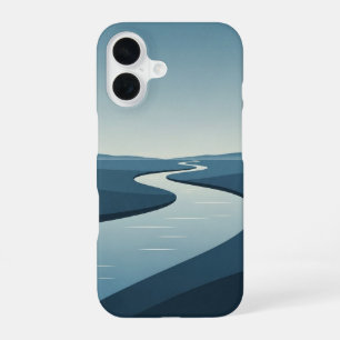 Retro River Bend iPhone 16 Case
